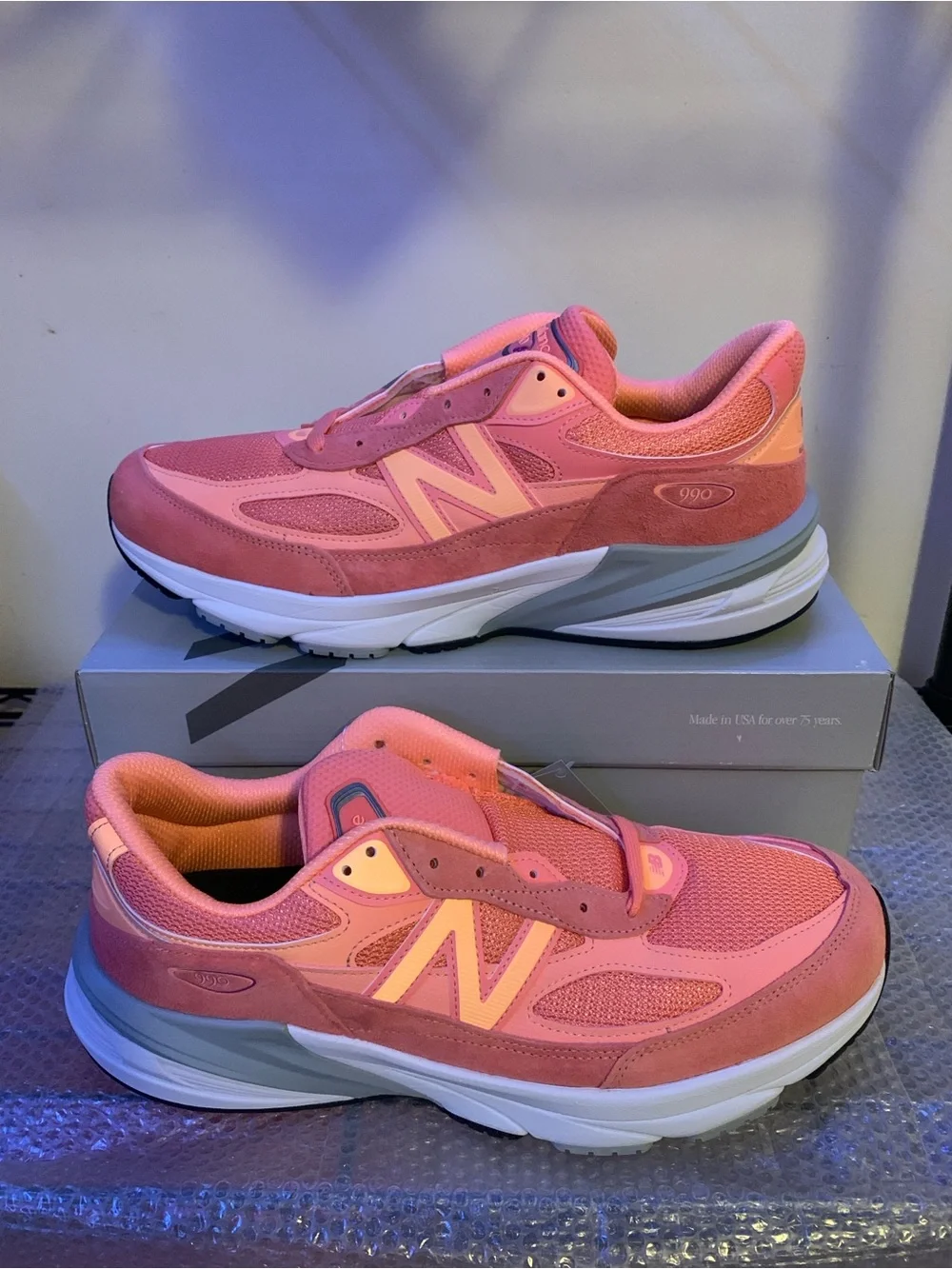 New Balance 990v6 Made in USA Salmon U990SR6 - Men’s Size 12